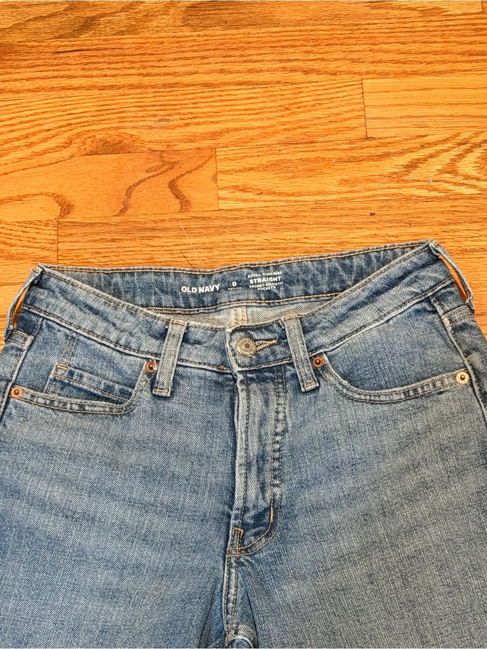 Used in very good condition Old Navy Medium Blue Straight-Leg Jeans
